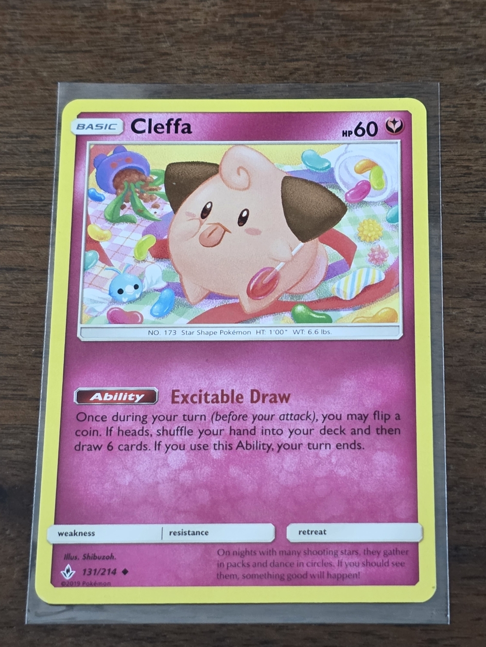 Pokemon TCG - Cleffa #131 Unbroken Bonds Non Holo 131/214 card